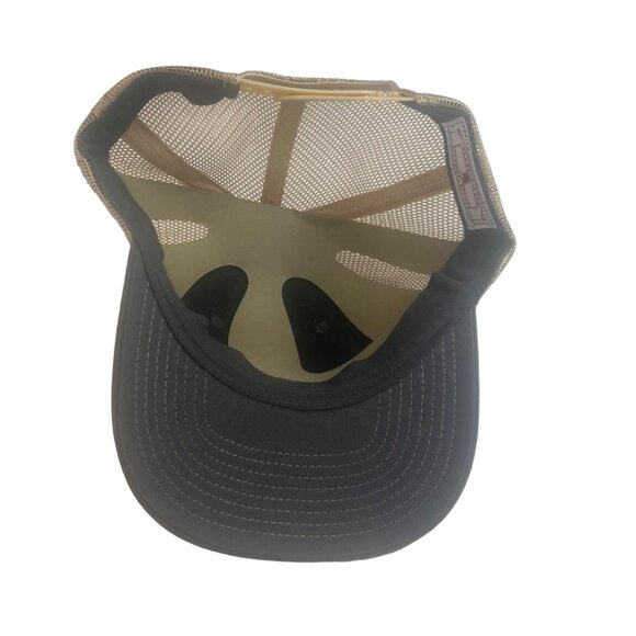 Classic Caps BlueRacer Midstream Trucker Hat Gray Tan New - Picture 6 of 12